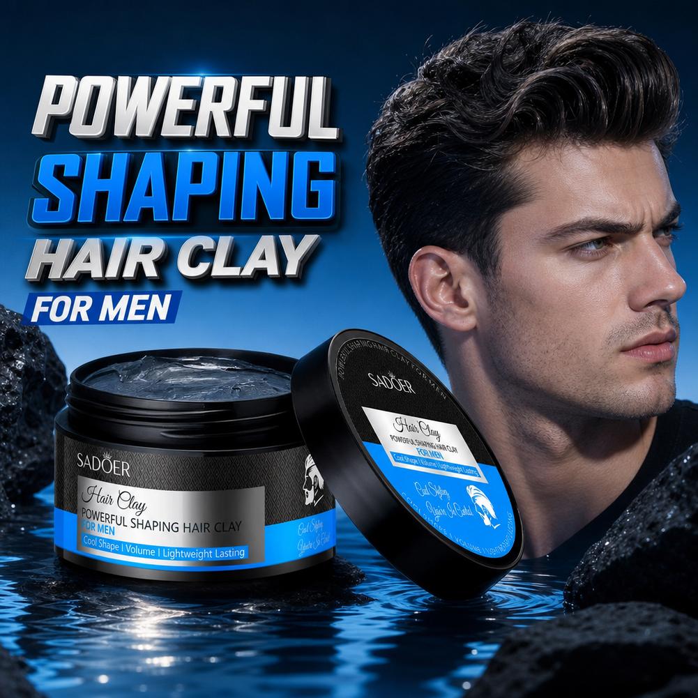 Men'S Grooming Cream - طين تصفيف الشعر للرجال بتثبيت قوي