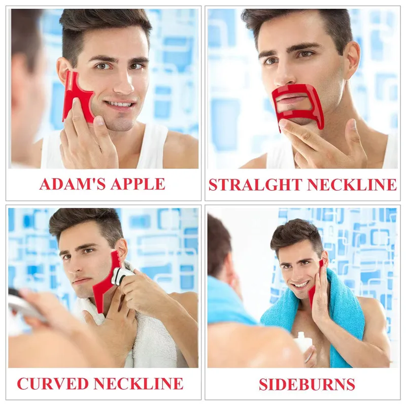 2/4 قطعة أمشاط اللحية الرجالية - مراجعة Men'S Grooming Hair وسعره