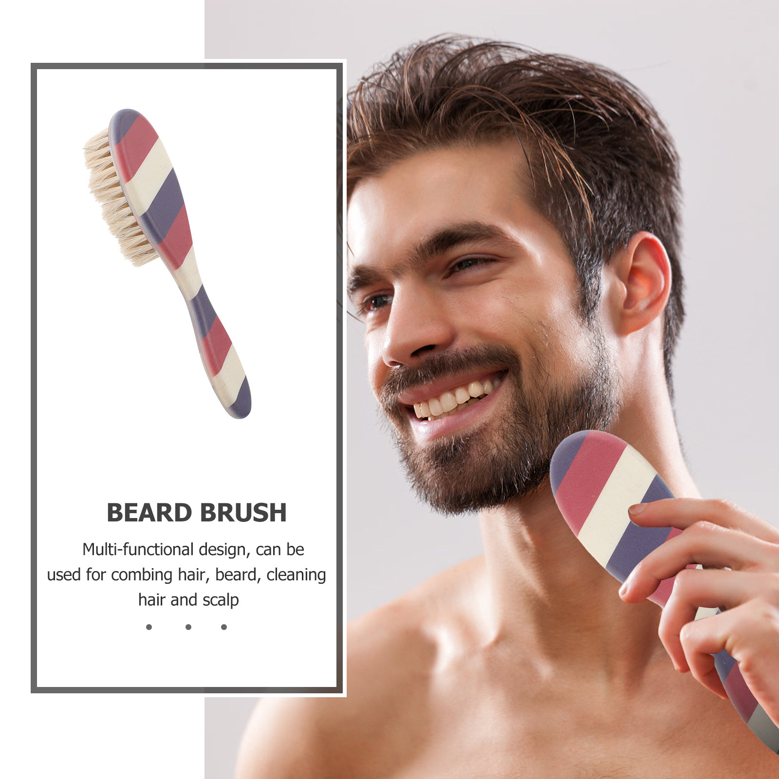 فرشاة احترافية لتصفيف اللحية ل - مراجعة Men'S Grooming Hair وسعره