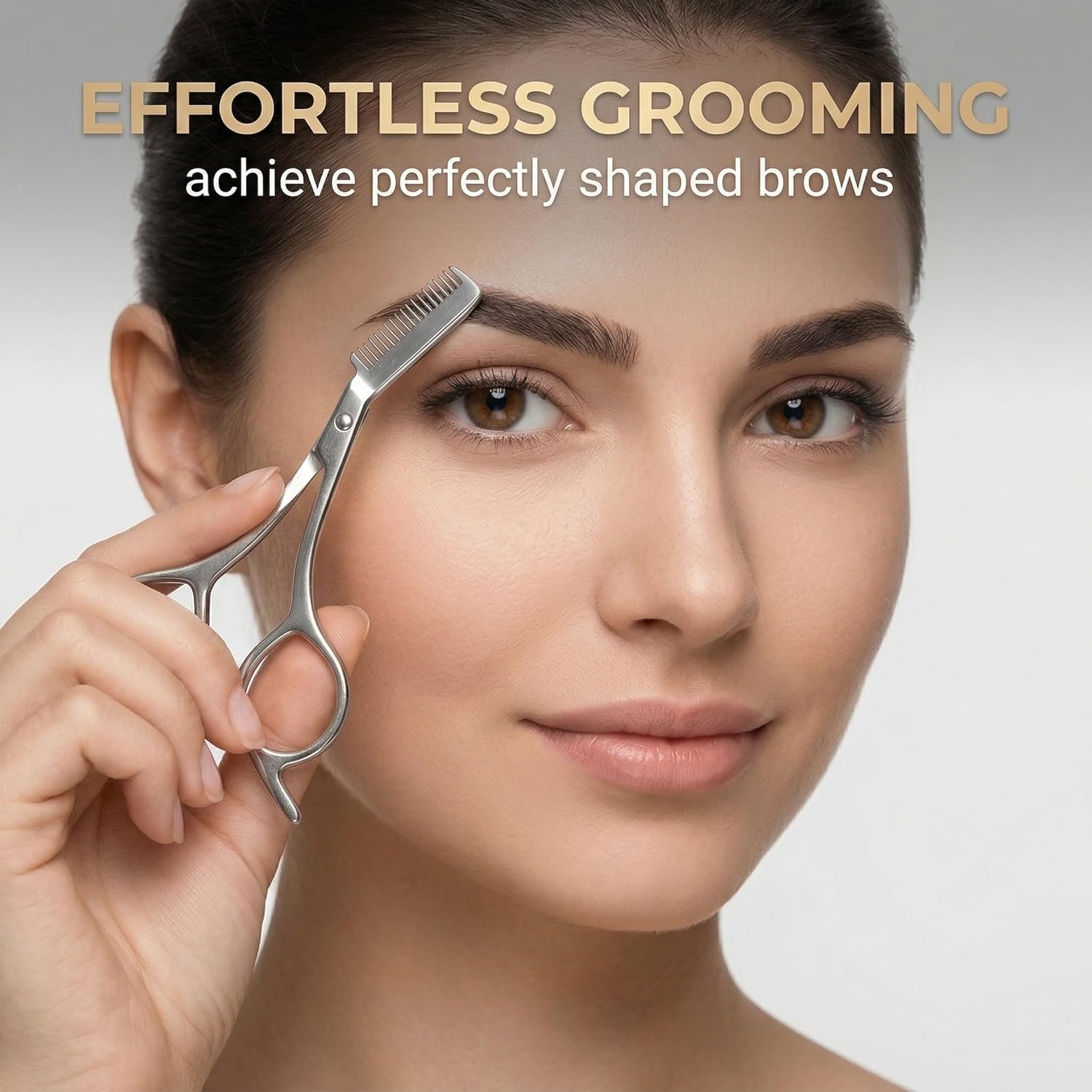 مقص حواجب من الفولاذ المقاوم ل - مراجعة Men'S Grooming Mirror وسعره