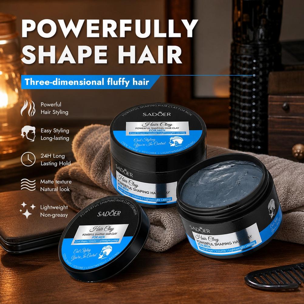 طين تصفيف الشعر غير لامع، قوي  - مراجعة Men'S Grooming Hair وسعره