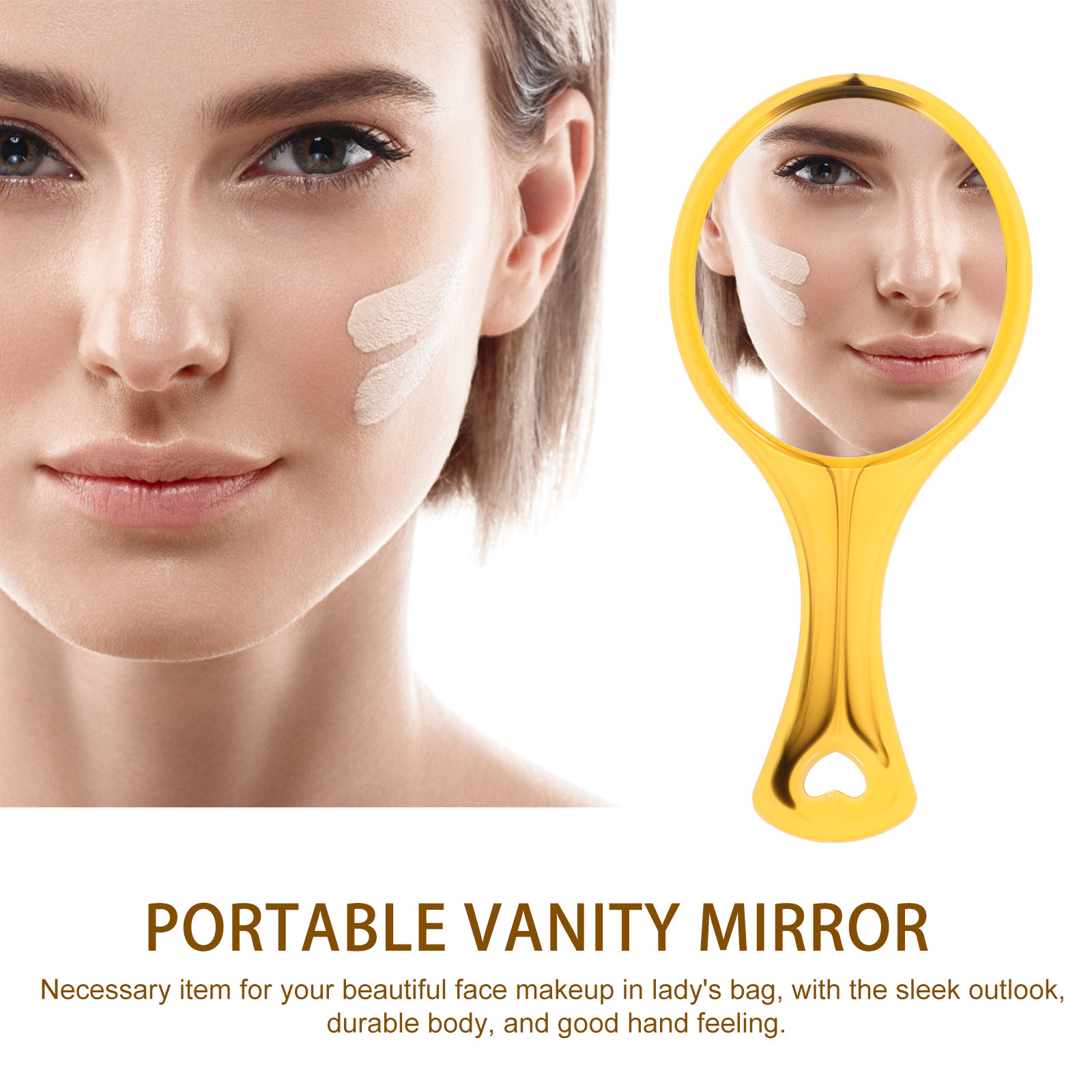 مجموعة من قطعتين: مرآة يدوية ل - مراجعة Men'S Grooming Mirror وسعره