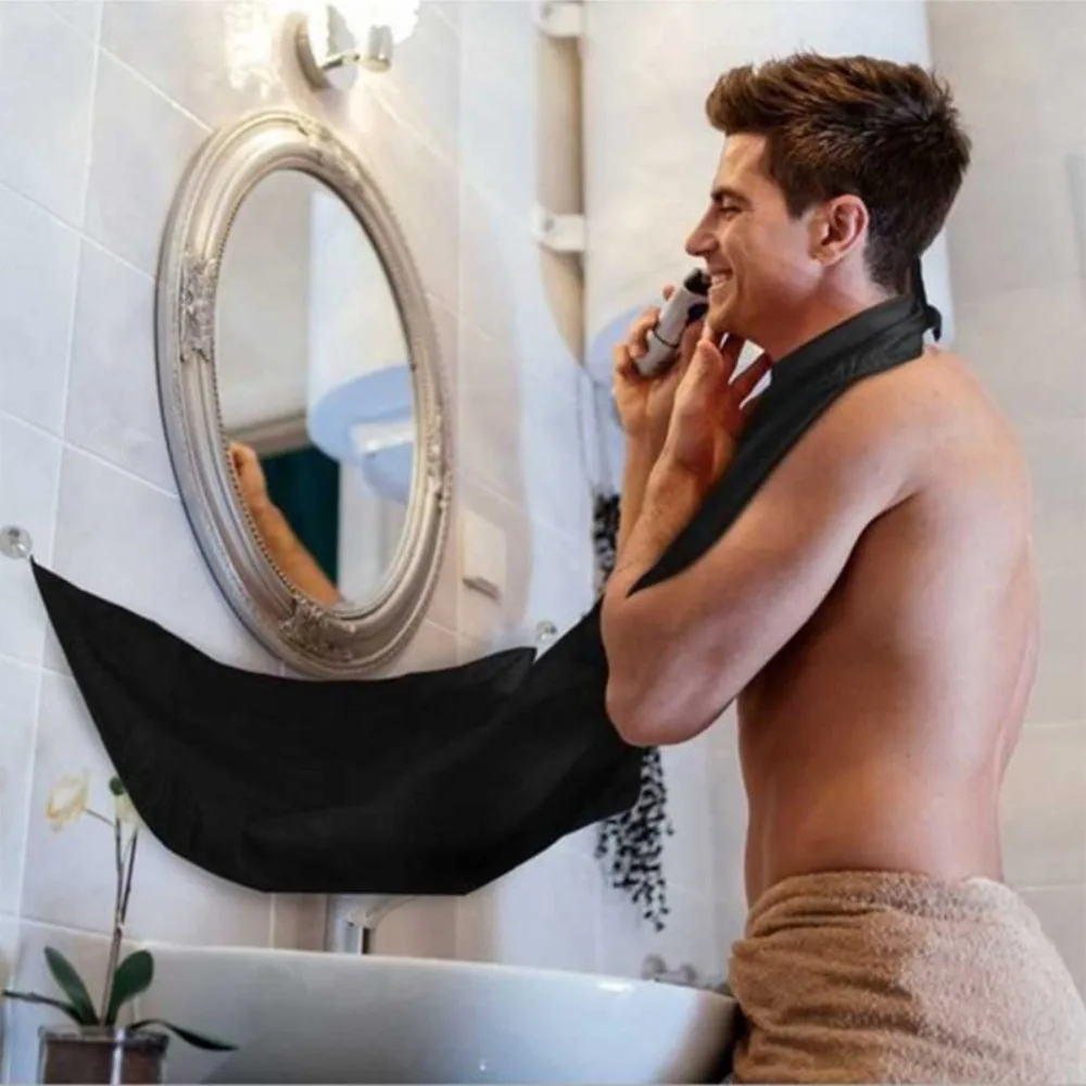 مريلة حلاقة مقاومة للماء بنقشة - مراجعة Men'S Grooming Mirror وسعره