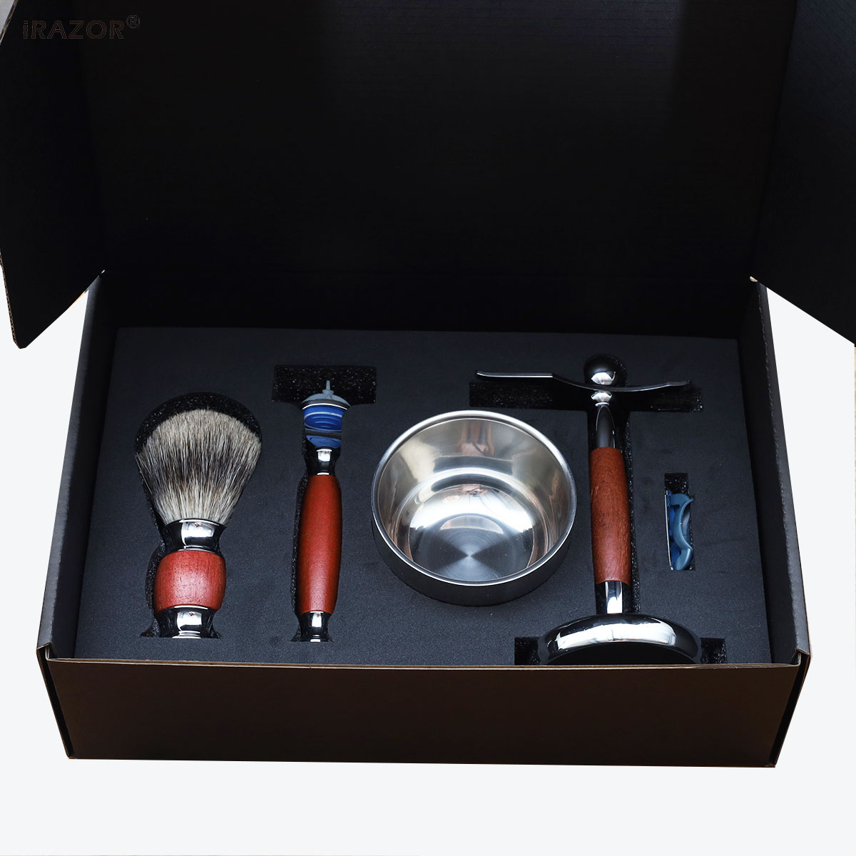 طقم حلاقة فاخر للرجال من iRAZO - مراجعة Men'S Grooming Gift Box وسعره